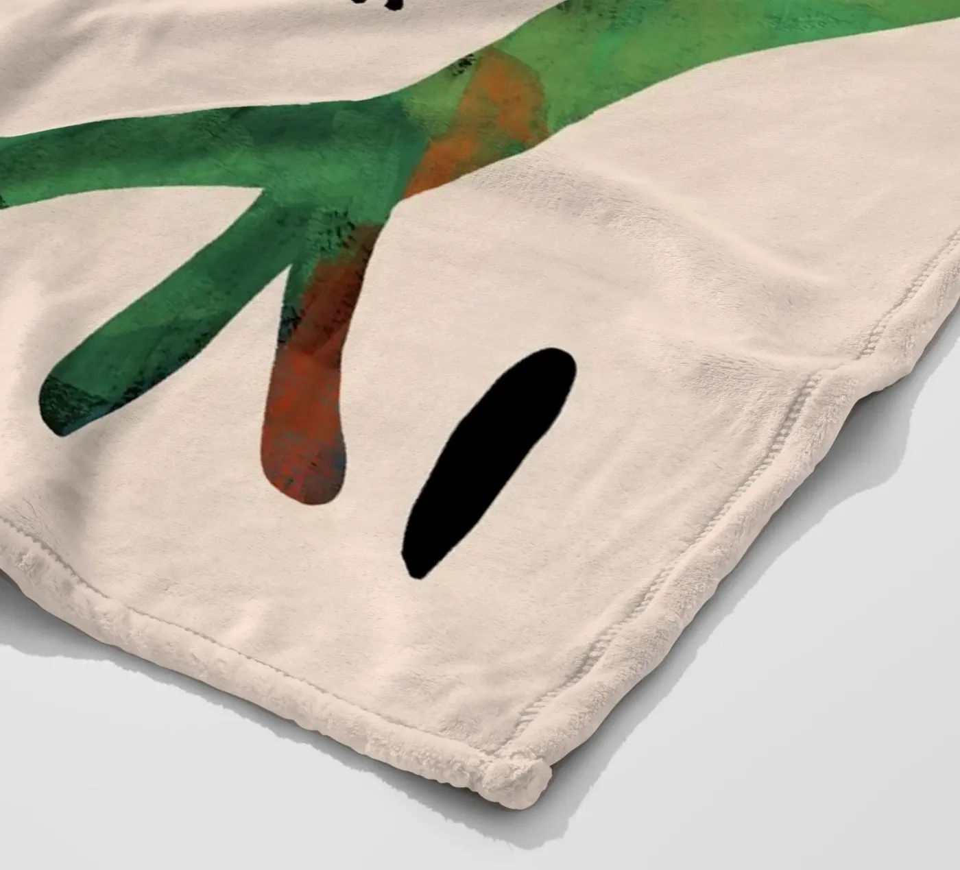 Be Yourself fleece blanket by ArtsySesta