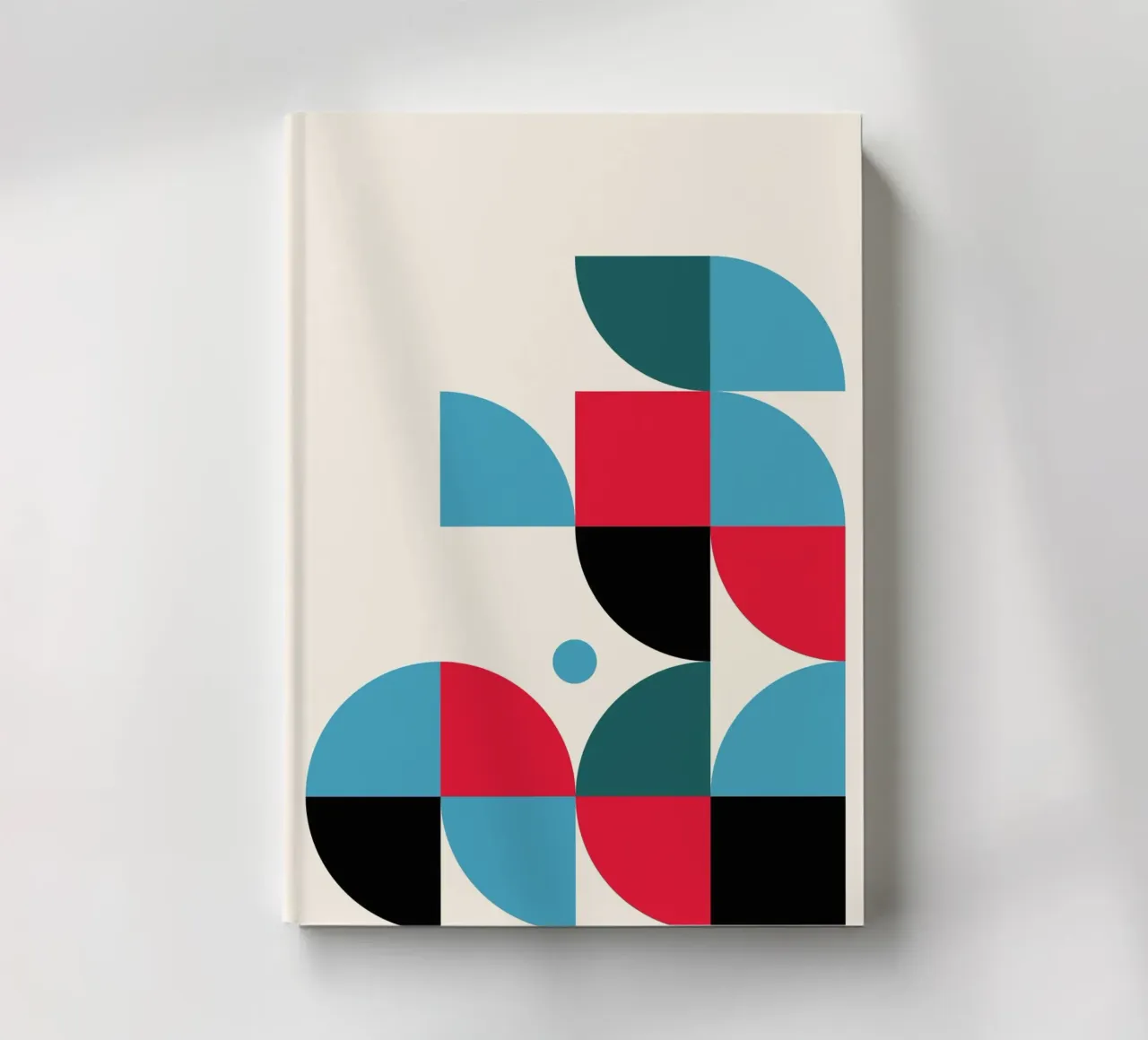 Geometric Color Blocks – Modernes Bauhaus Design notebook by Casa Calm