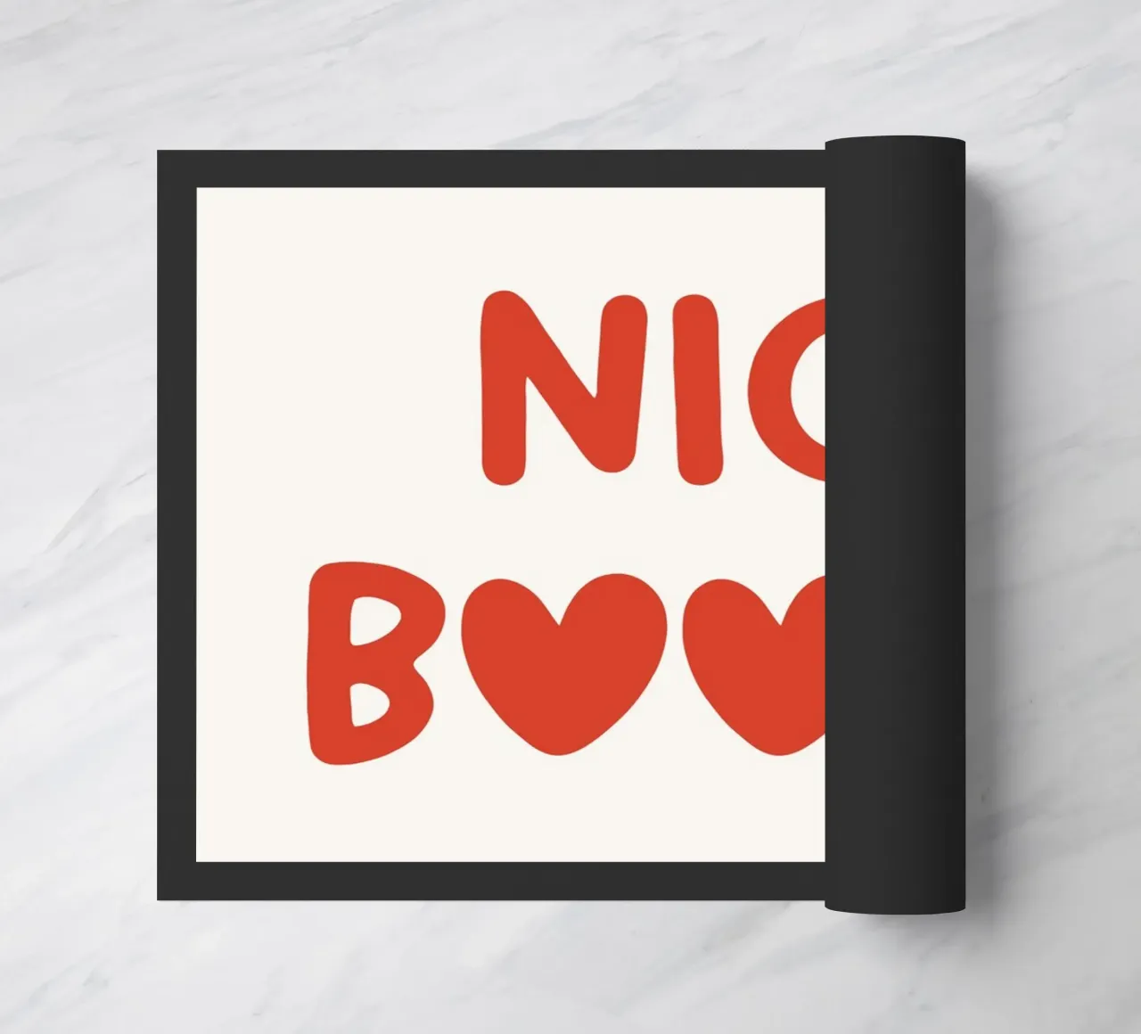 Nice Booty doormat by Paigaam Studio