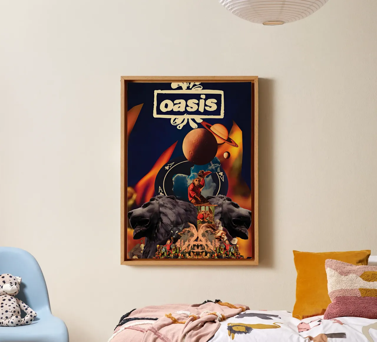 Opere d'arte moderna Oasis tela con Cornice a cassetta da domherrick1