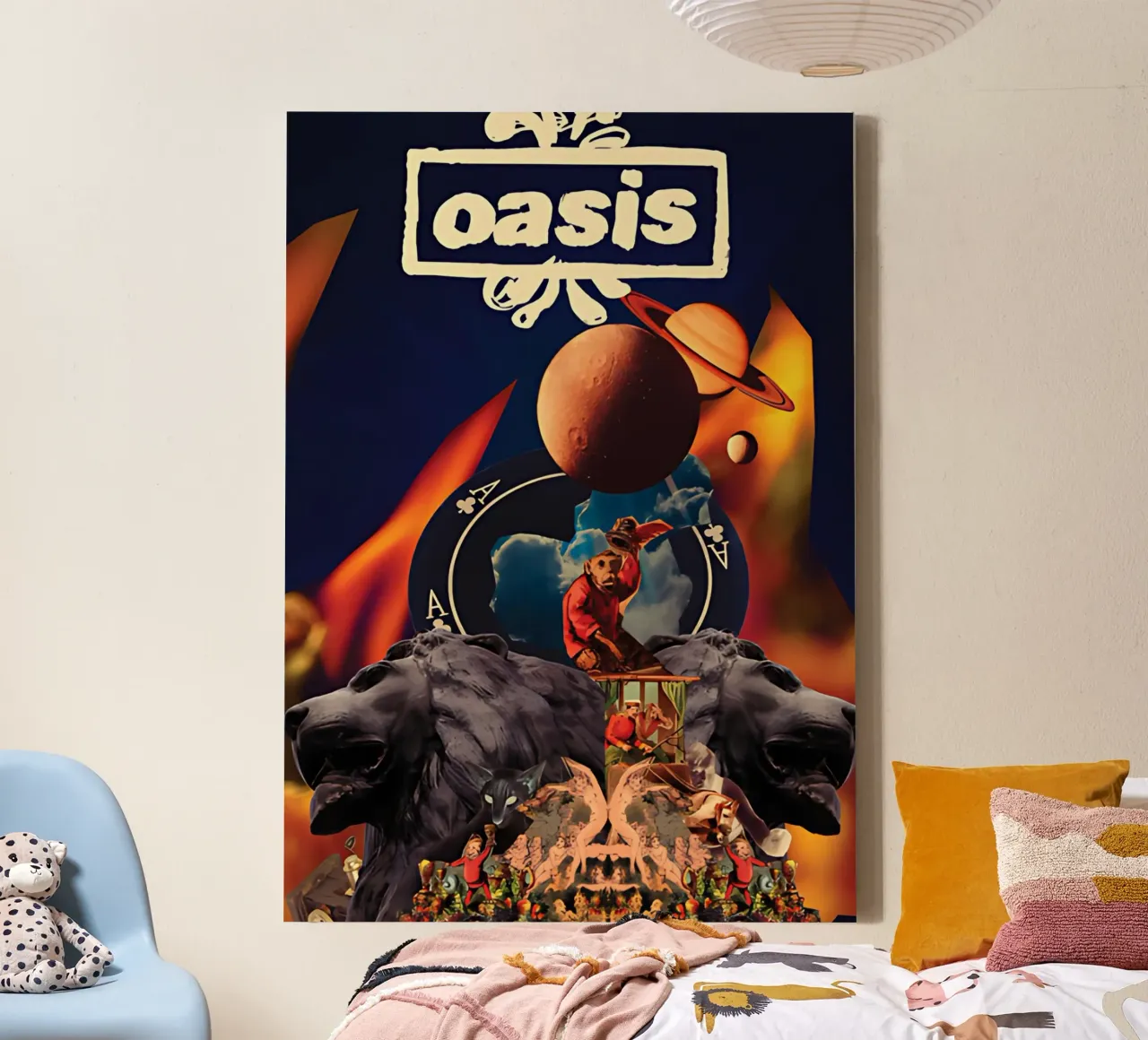 Opere d'arte moderna Oasis tela con Cornice a cassetta da domherrick1