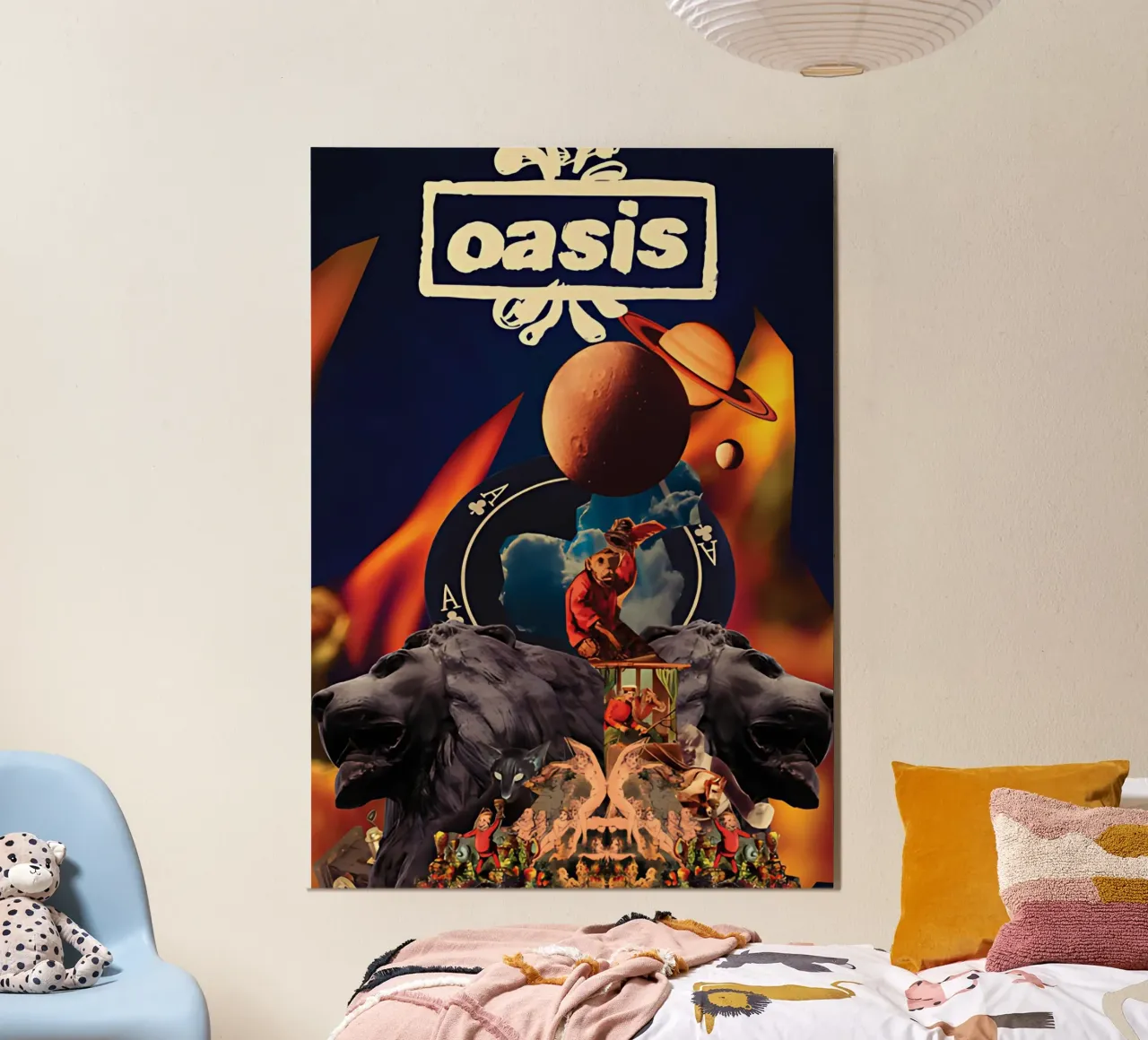 Opere d'arte moderna Oasis poster da domherrick1