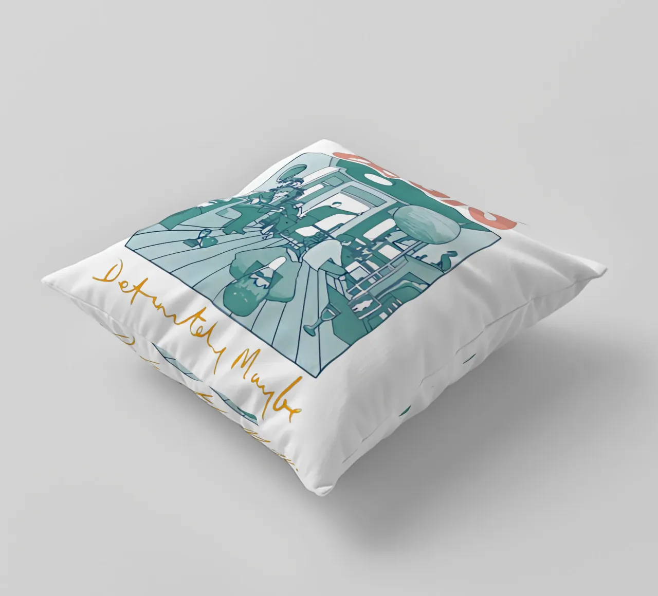 Definitely Maybe degli Oasis cuscino da domherrick1