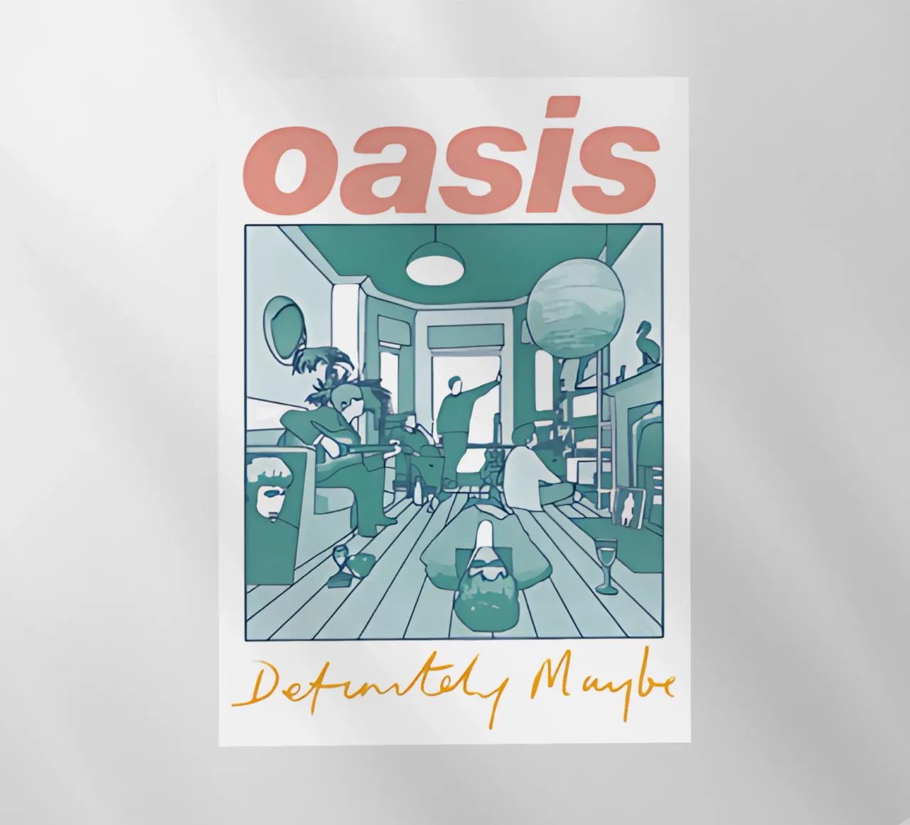 Definitely Maybe degli Oasis pellicola backlit da domherrick1