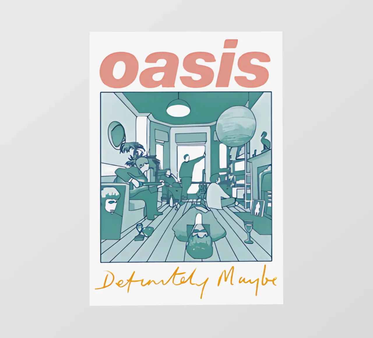 Definitely Maybe degli Oasis pellicola backlit da domherrick1