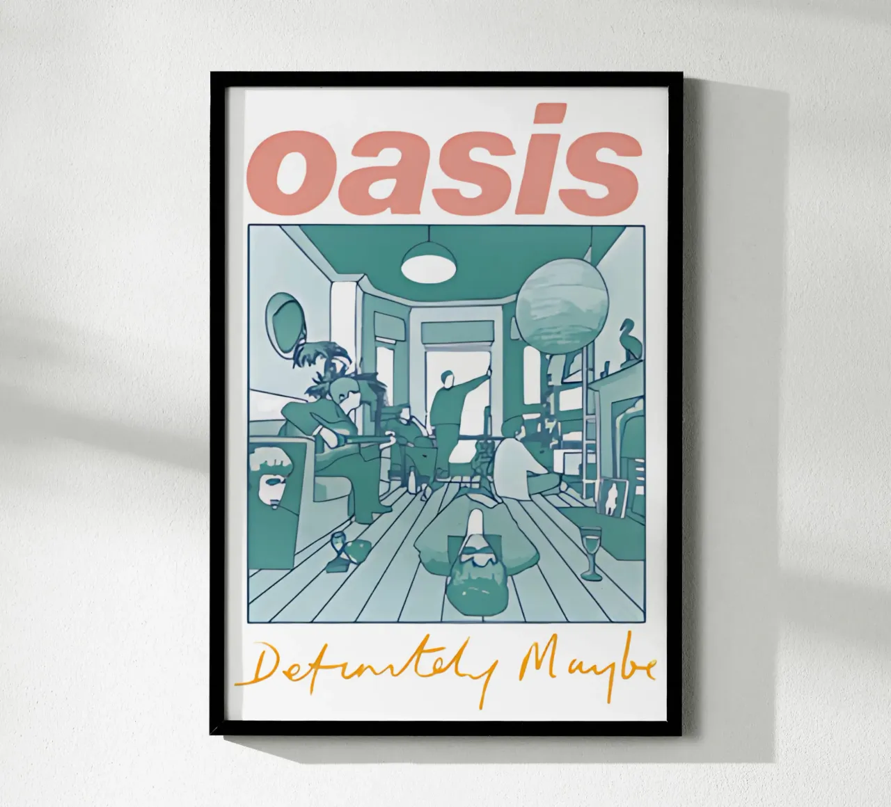 Definitely Maybe degli Oasis poster da domherrick1