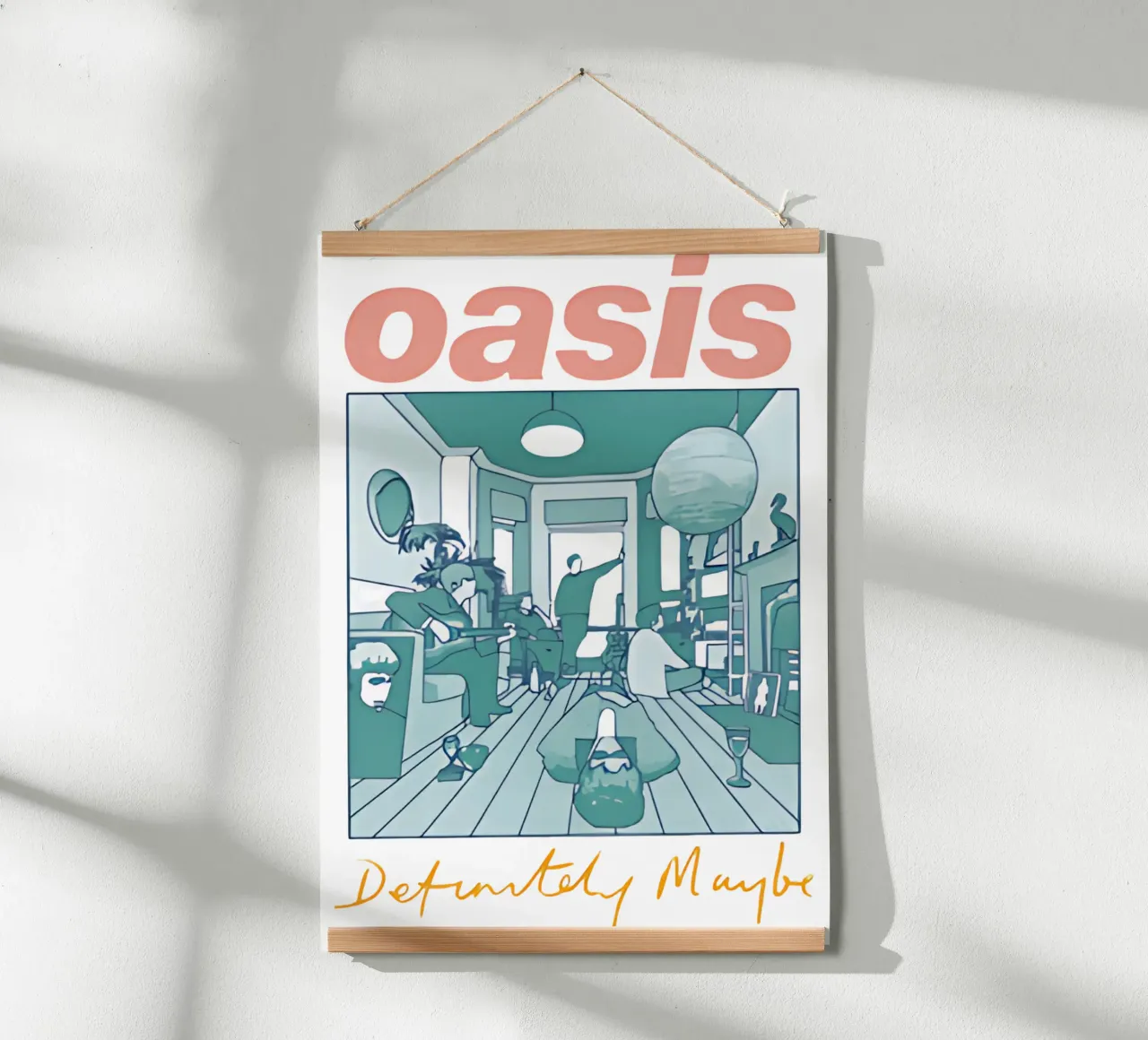 Definitely Maybe degli Oasis poster da domherrick1