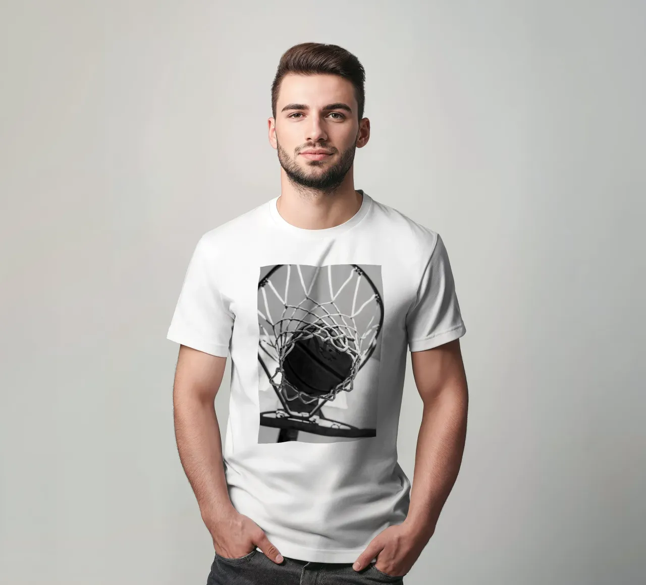 pallacanestro t-shirt da Amber Hughes