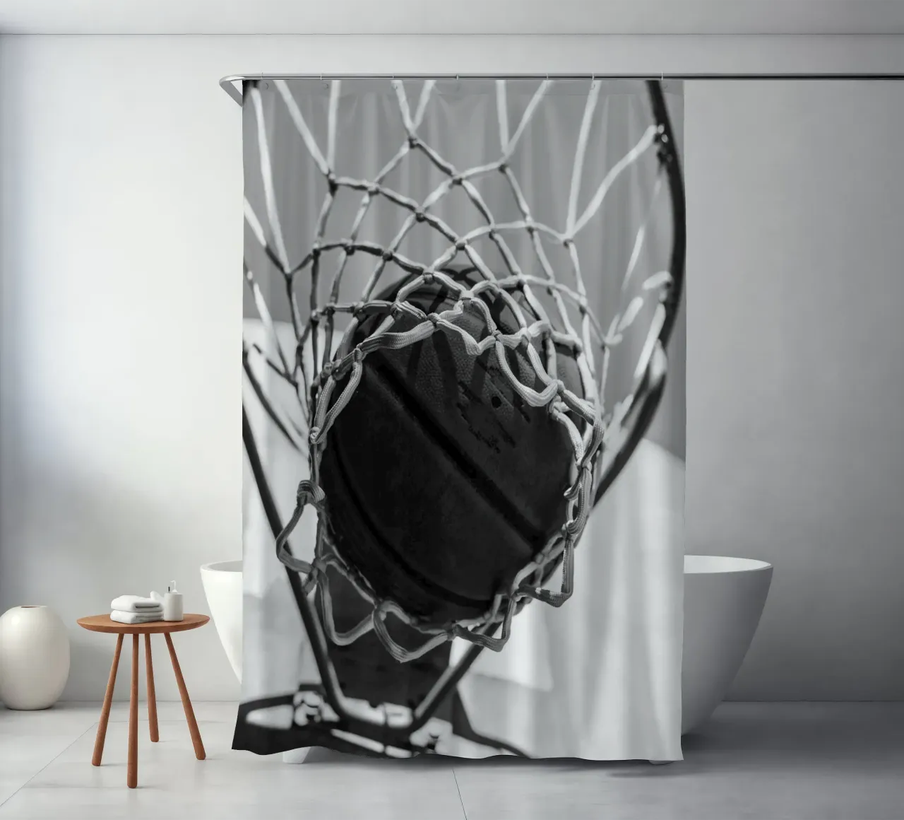 pallacanestro tenda da doccia da Amber Hughes