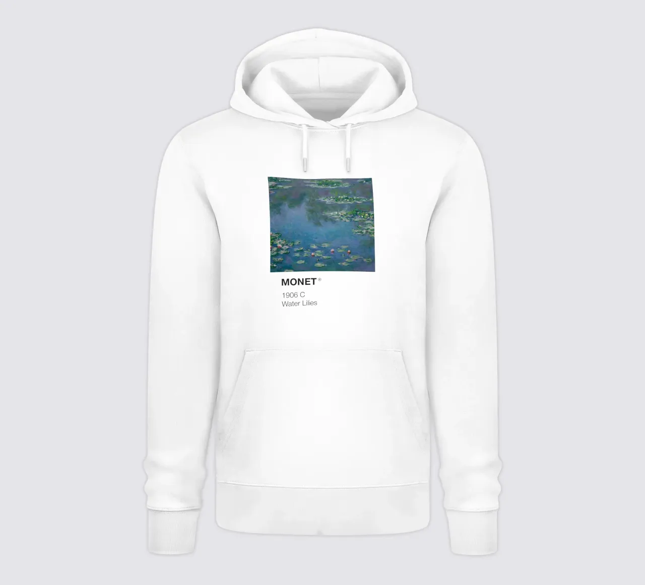 Monet Pantone felpa con cappuccio da Vintagrafica
