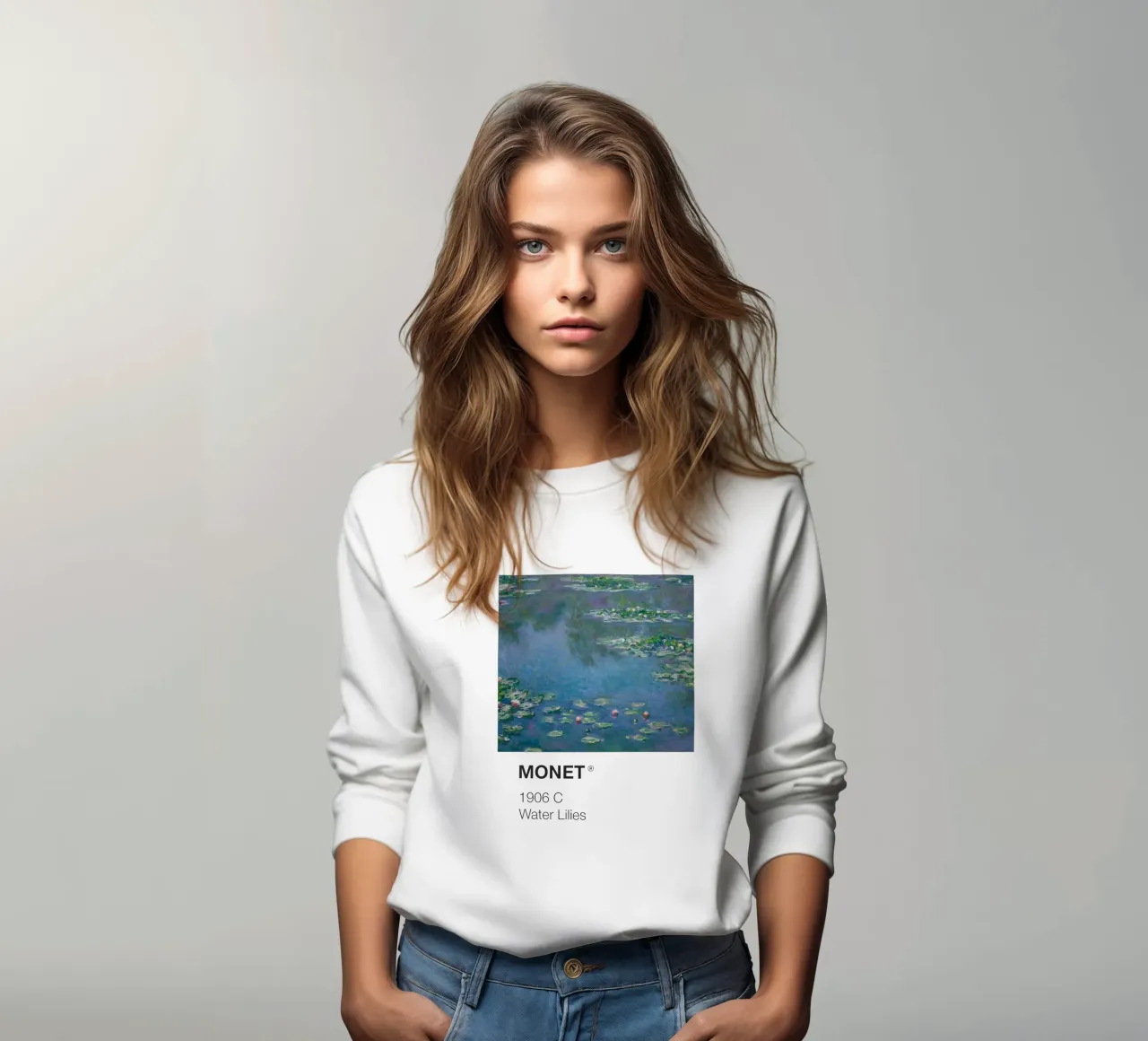 Monet Pantone felpa da Vintagrafica