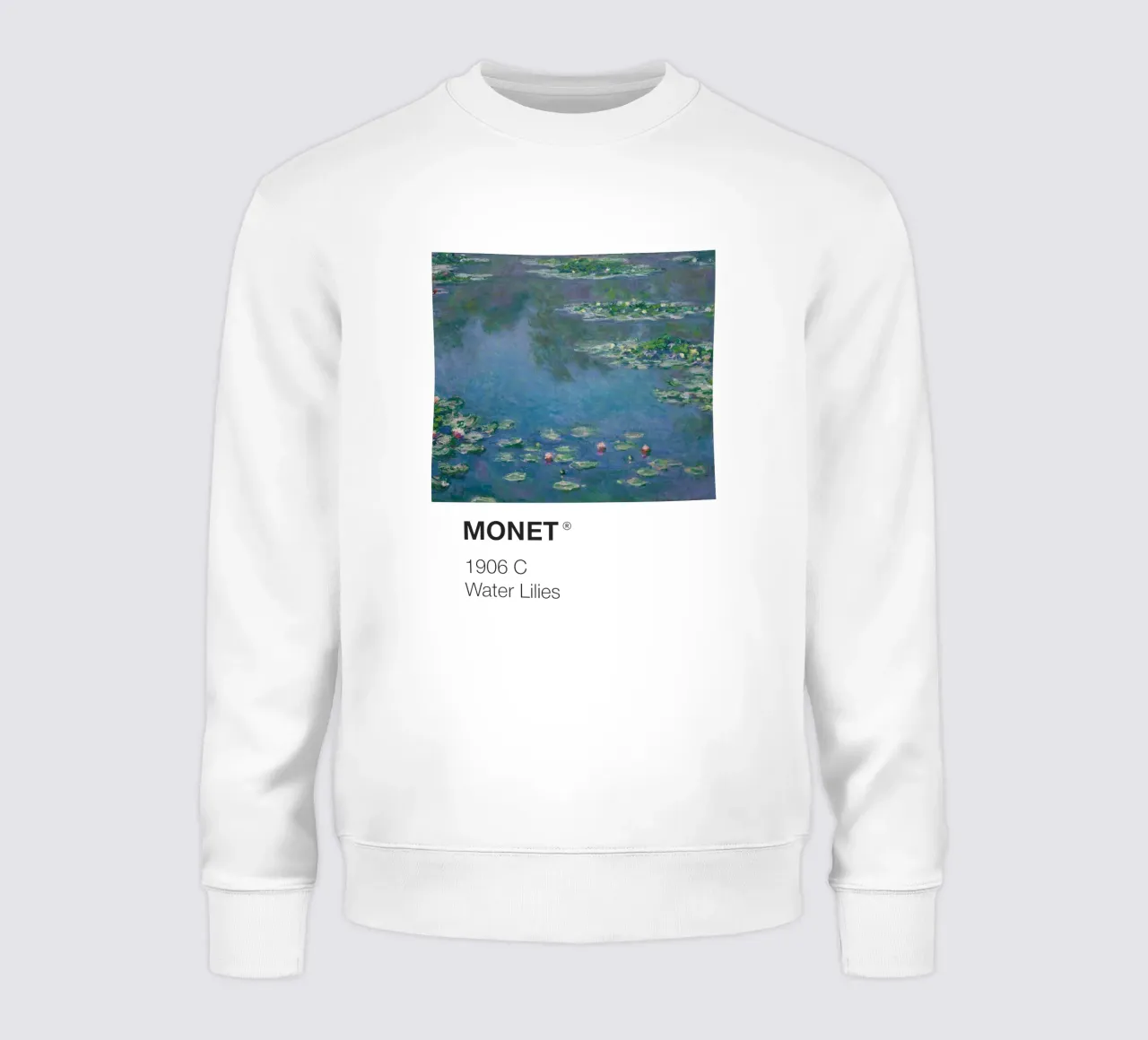 Monet Pantone felpa da Vintagrafica
