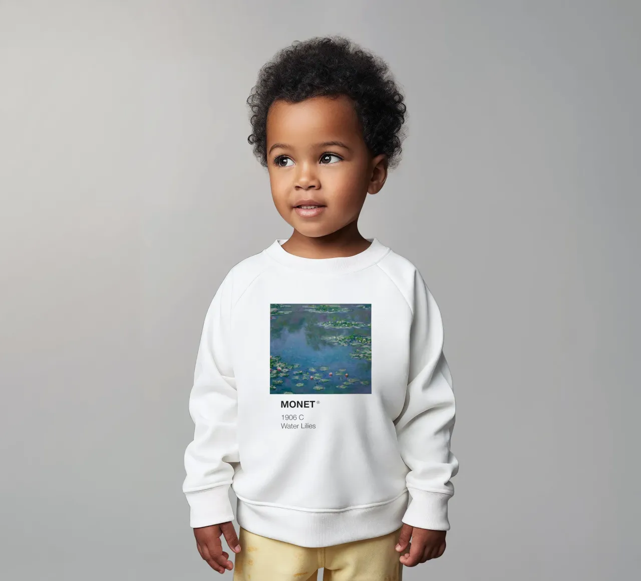 Monet Pantone felpa neonato da Vintagrafica