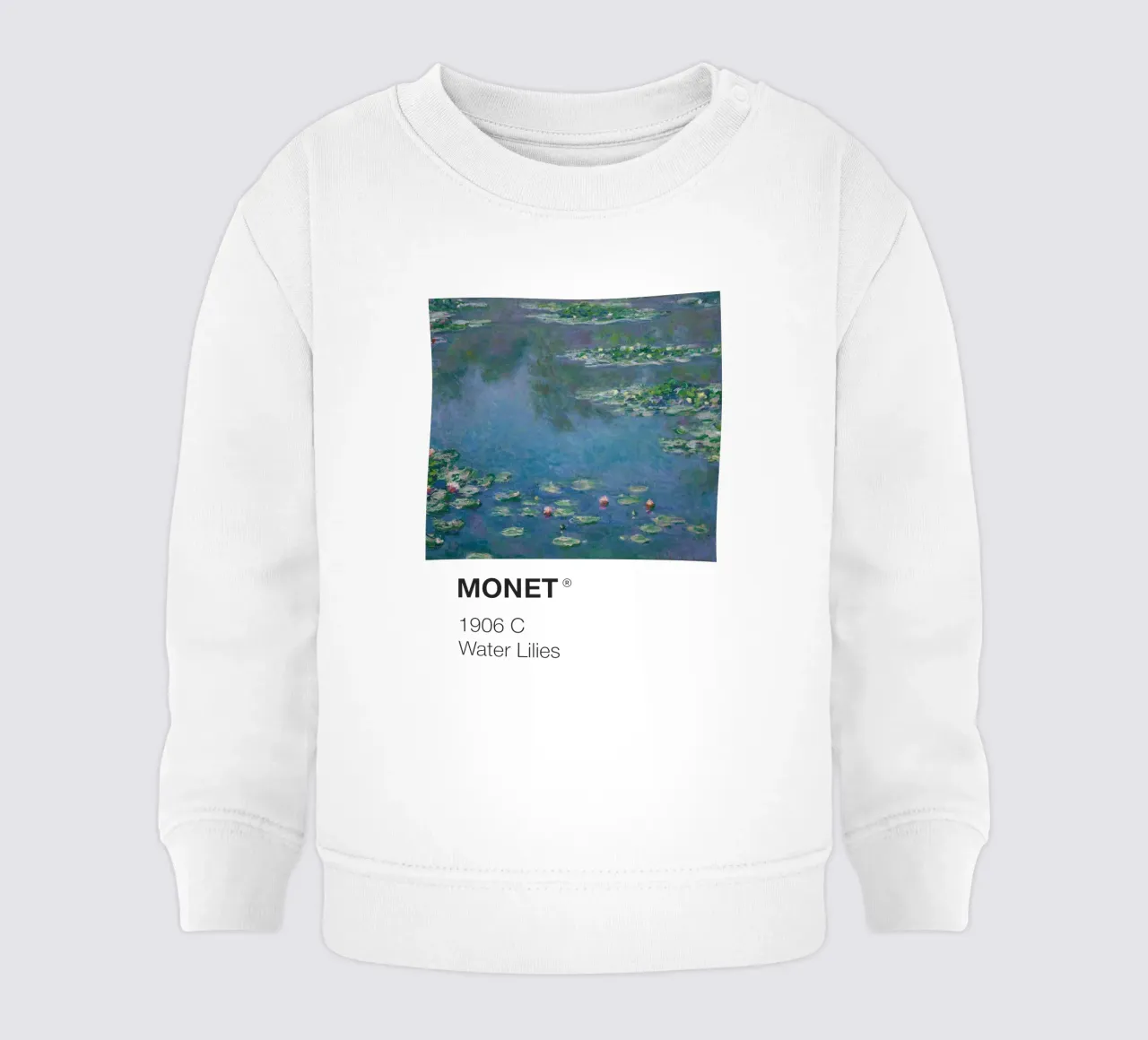 Monet Pantone felpa neonato da Vintagrafica