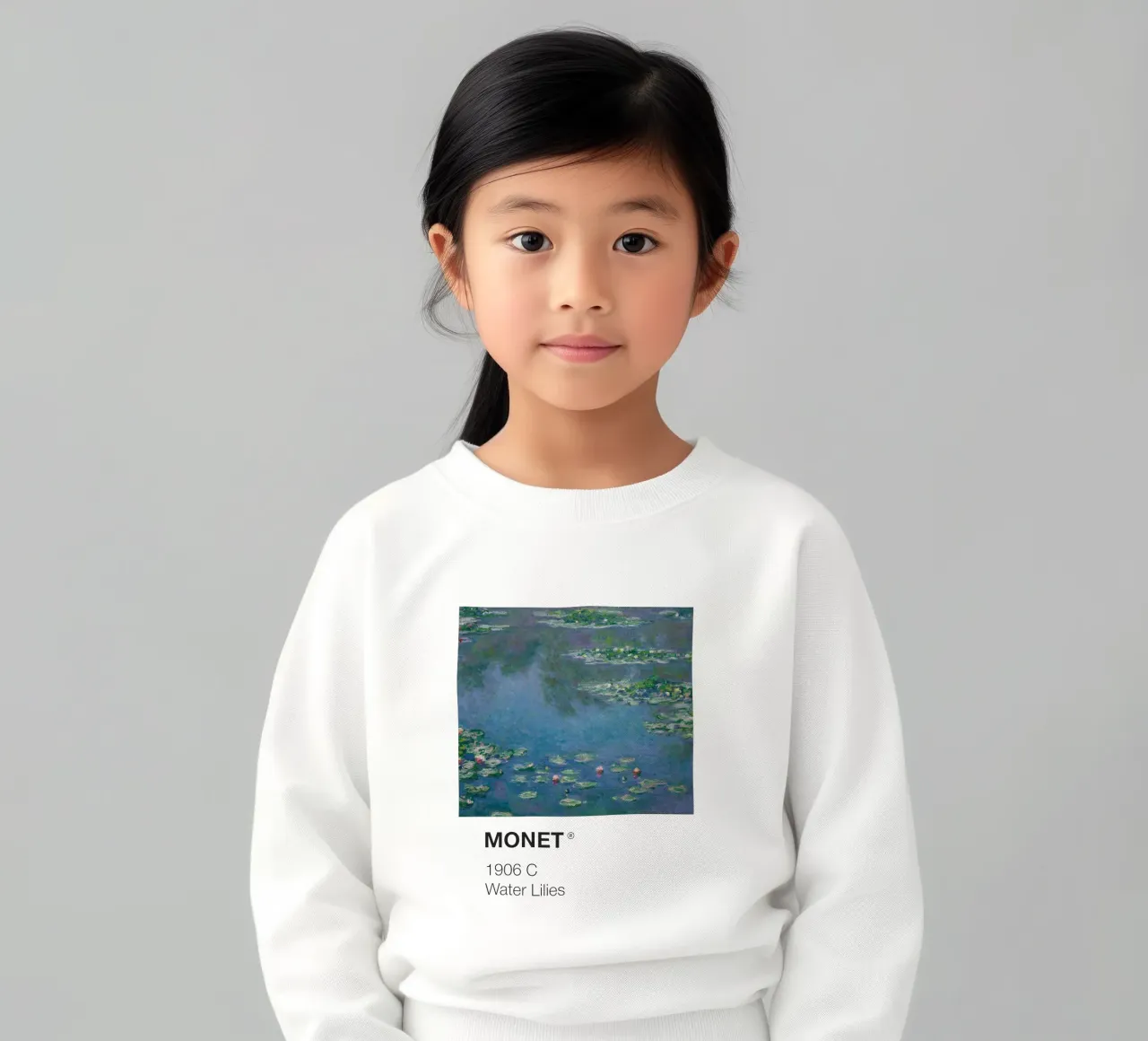 Monet Pantone felpa bambino da Vintagrafica