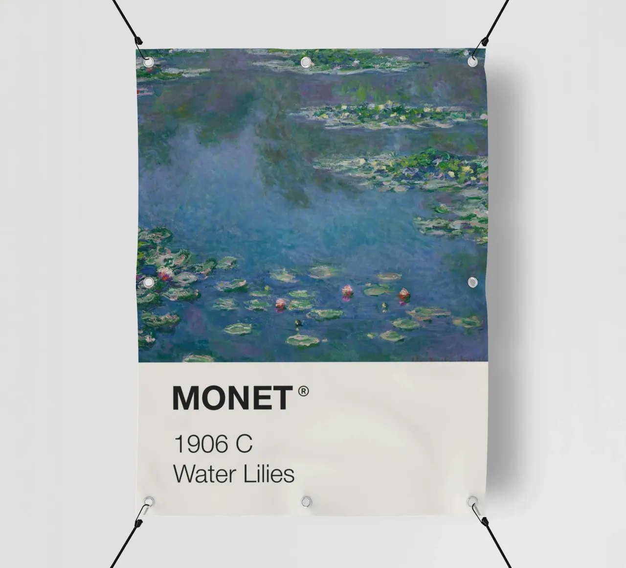 Monet Pantone telo in pvc da Vintagrafica