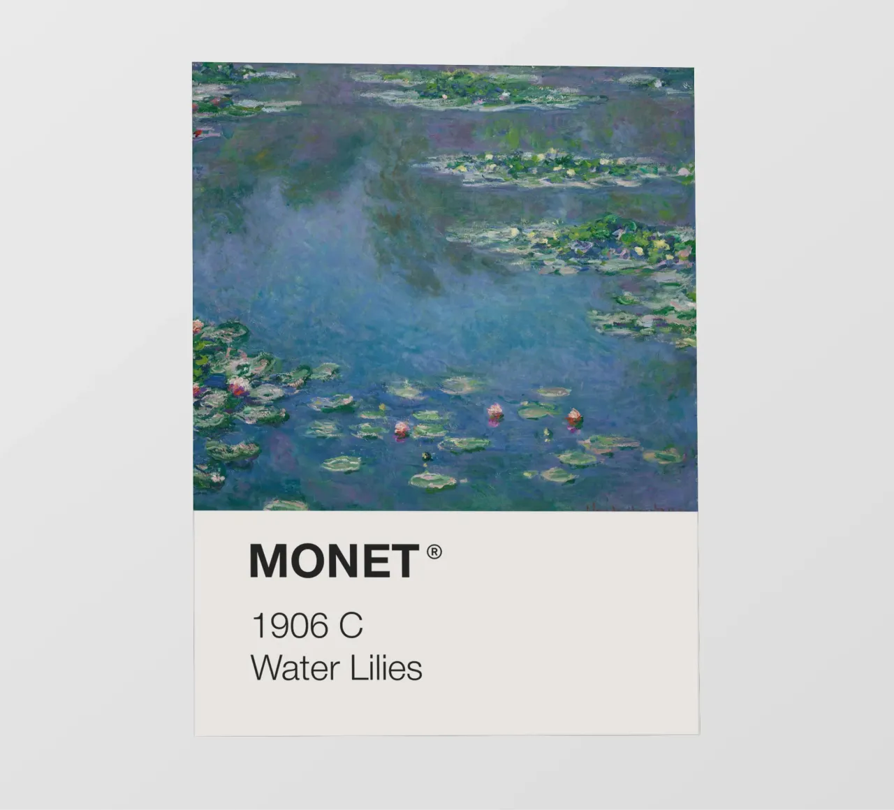 Monet Pantone telo in pvc da Vintagrafica