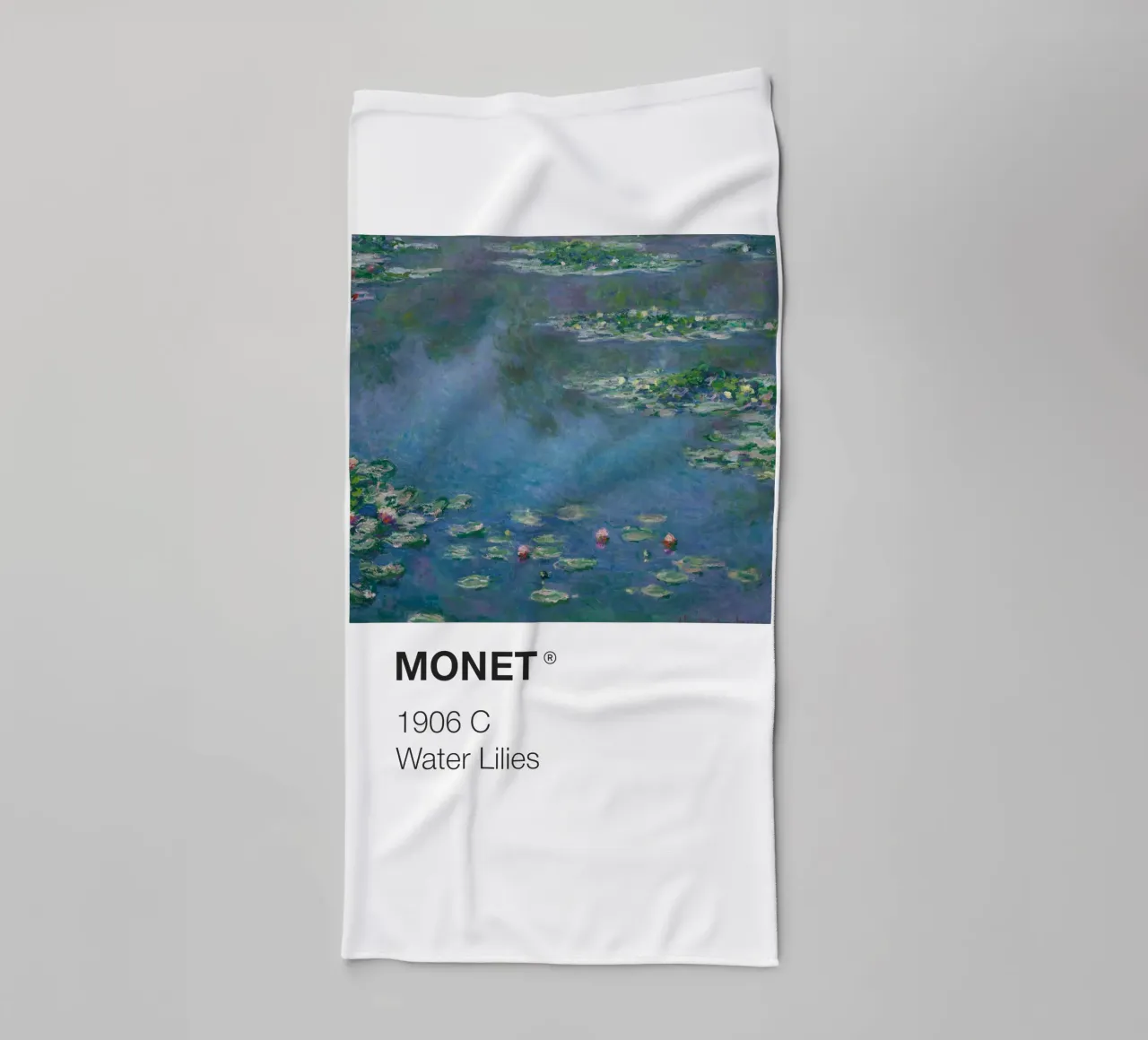 Monet Pantone asciugamano da bagno da Vintagrafica