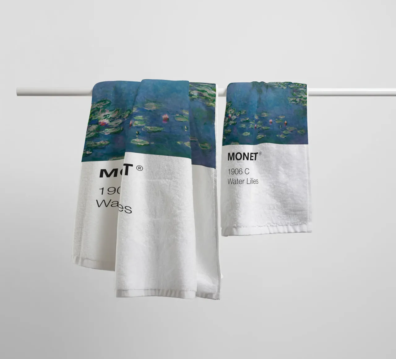 Monet Pantone asciugamano da bagno da Vintagrafica