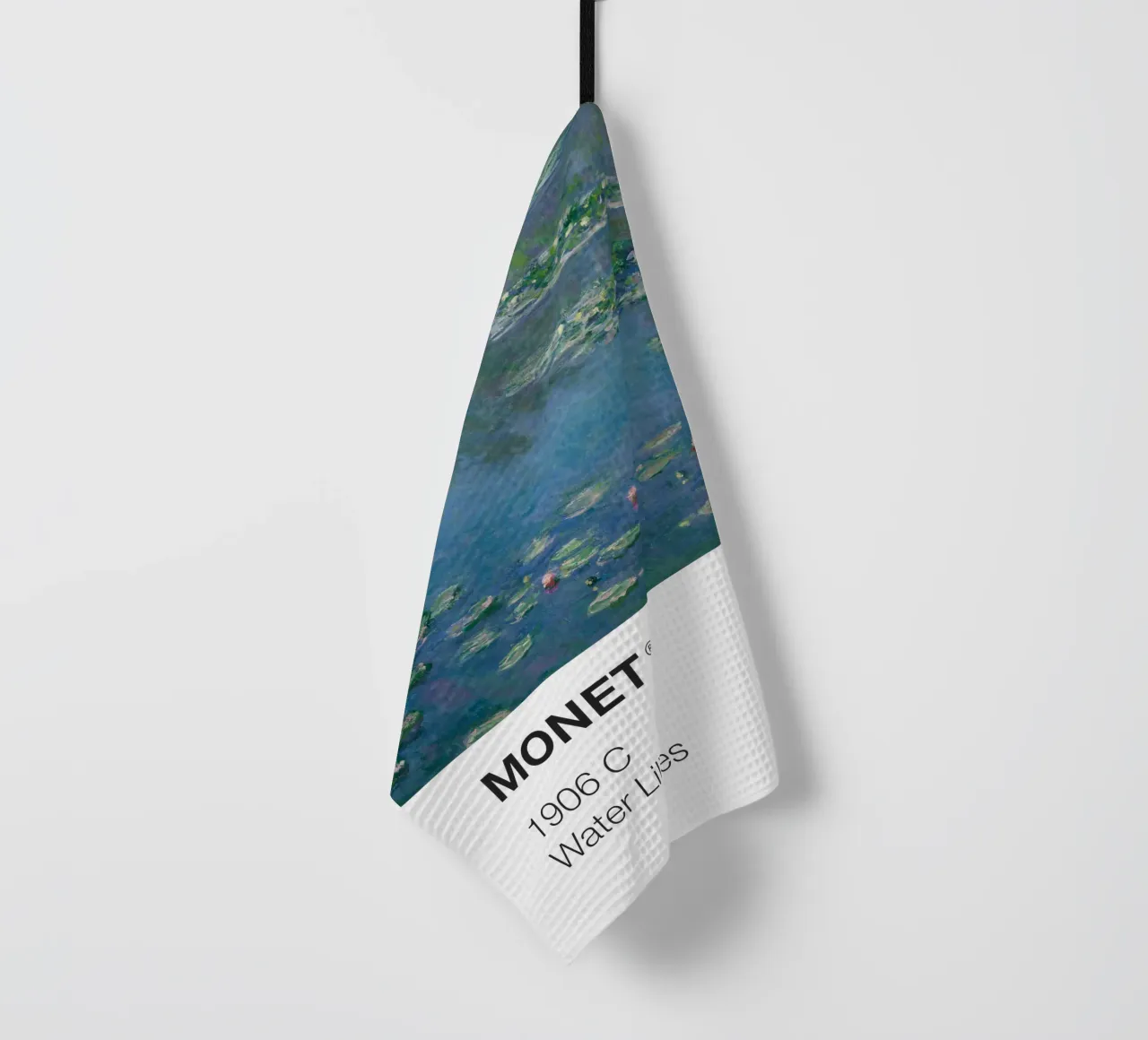 Monet Pantone canovaccio da cucina da Vintagrafica