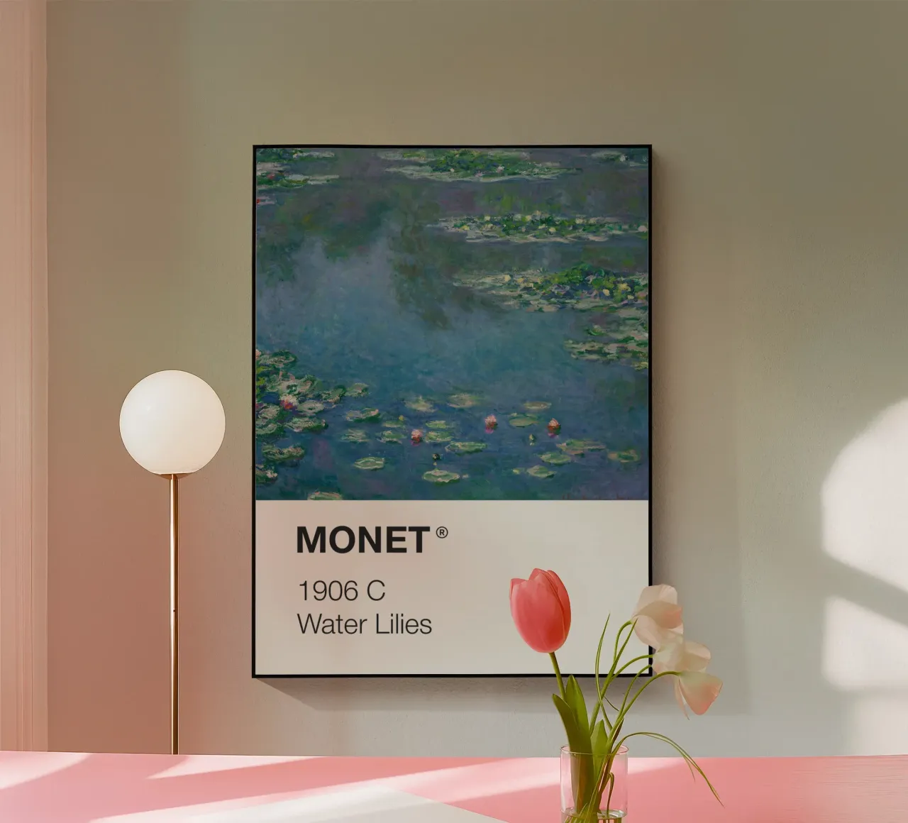 Monet Pantone plexiglass da Vintagrafica