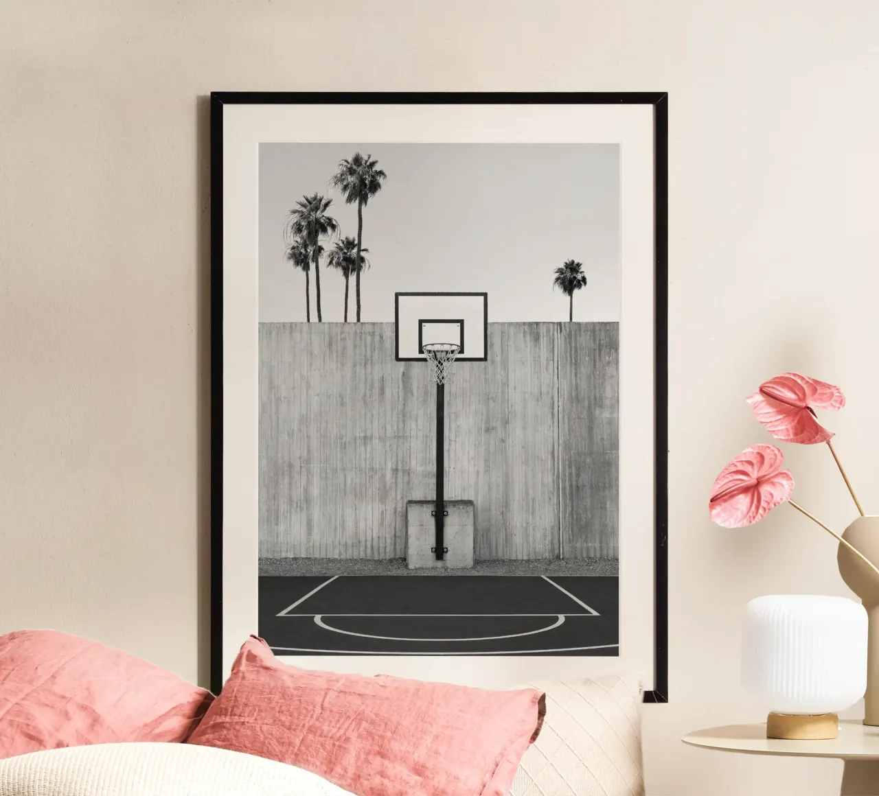 basket BW poster da Amber Hughes
