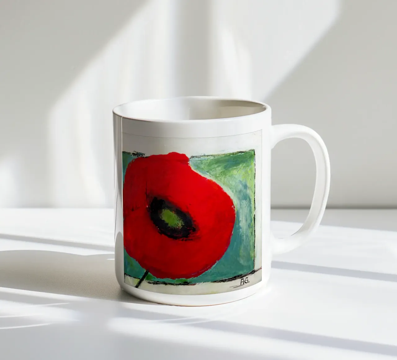 Mohn II tazza in ceramica da Anita Gewald