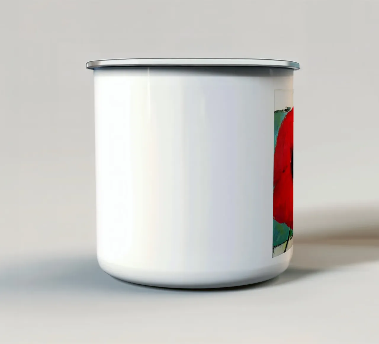 Mohn II tazza in smalto da Anita Gewald