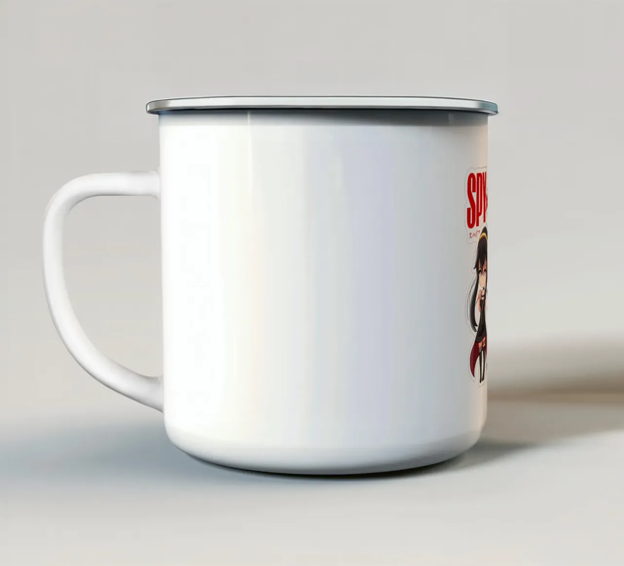 Movies Spy X Family enamel mug by https://www.juniqe.com/uk/shop/Henndraws