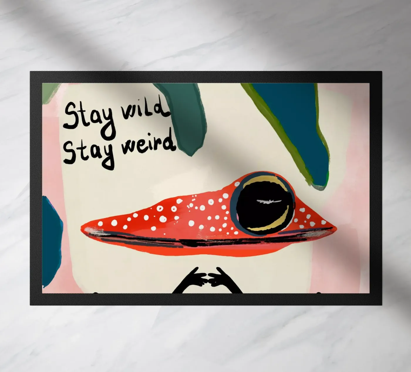 Wild and Weird deurmat van ArtsySesta