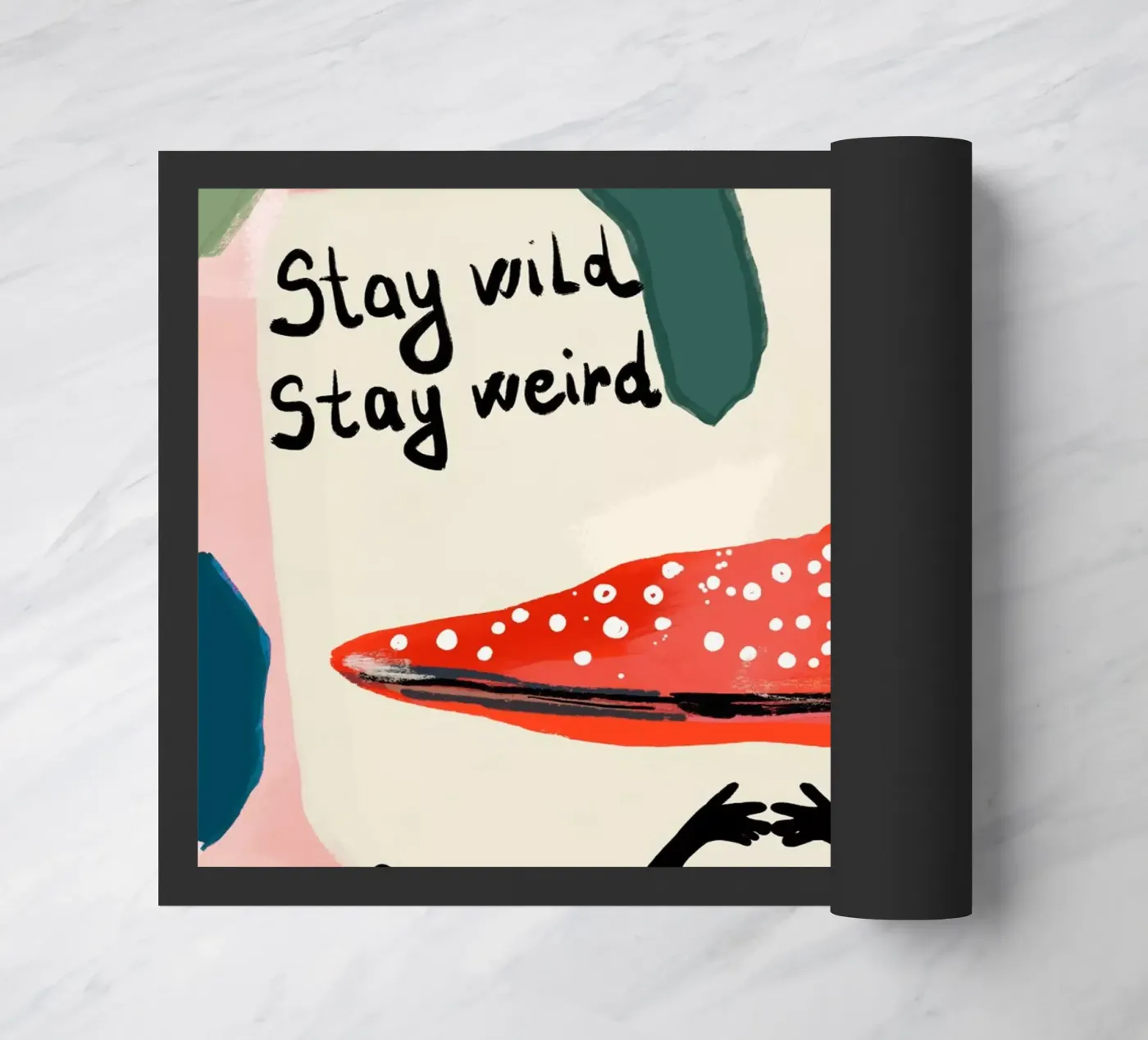 Wild and Weird deurmat van ArtsySesta