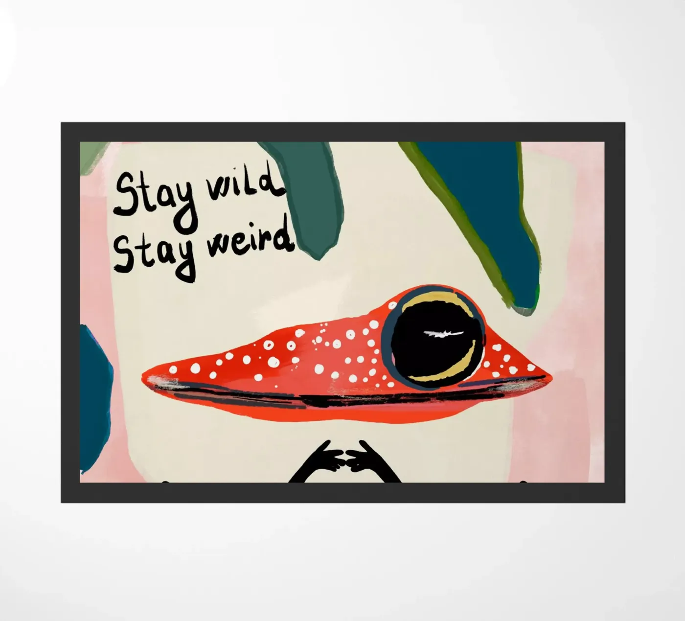 Wild and Weird deurmat van ArtsySesta