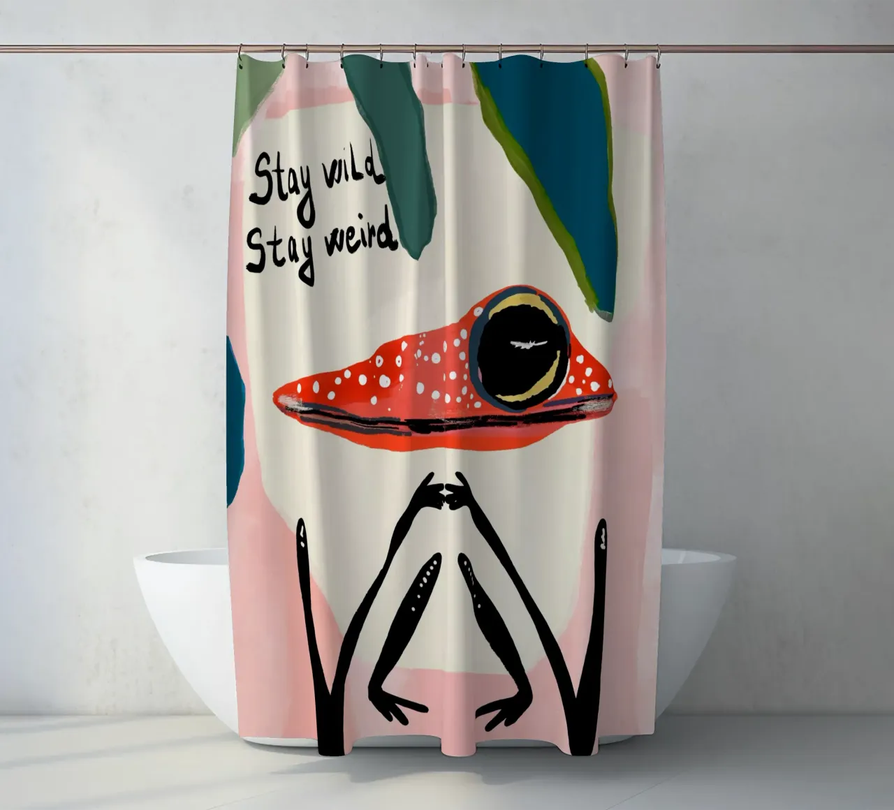 Wild and Weird shower curtain by ArtsySesta