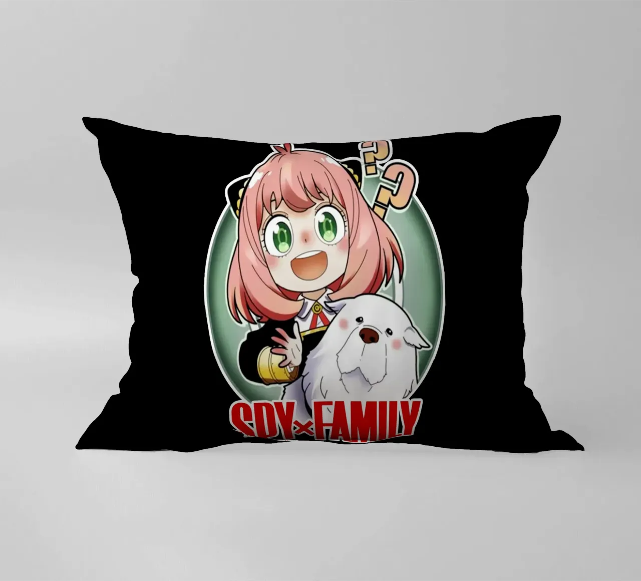 Anya And Pets - Spy X Family decorative cushion by https://www.juniqe.com/uk/shop/Henndraws