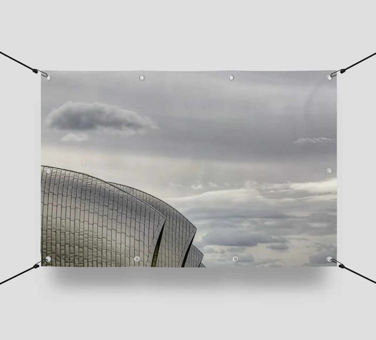 Thames Barrier No 2 telo in pvc da Michael Belhadi