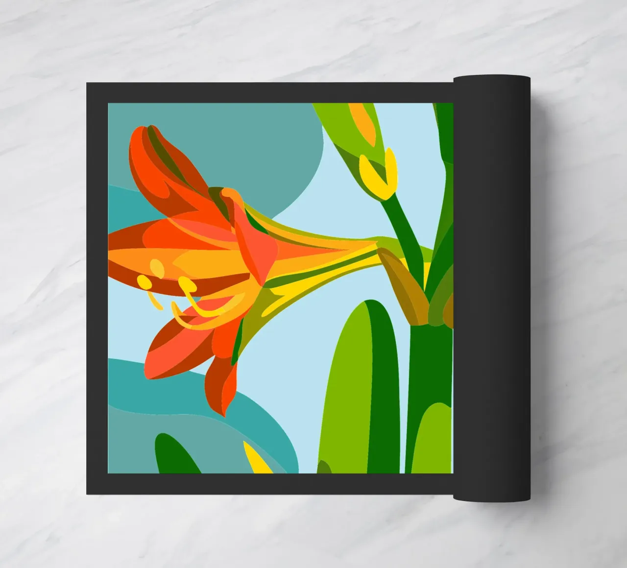 Fiore di Amaryllis zerbino da HAPPY SHOP