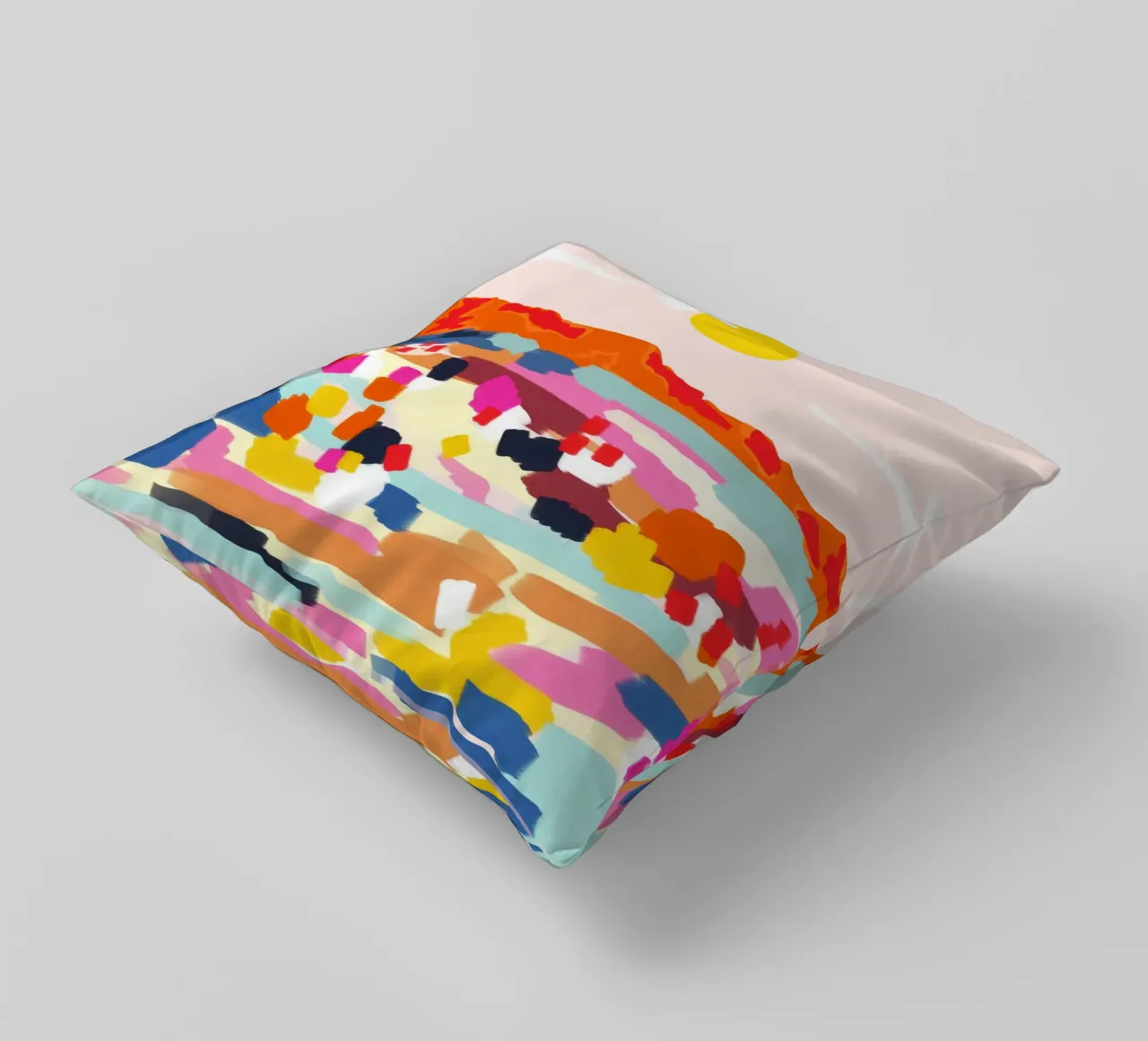 Romantic Landscape decorative cushion by 83oranges