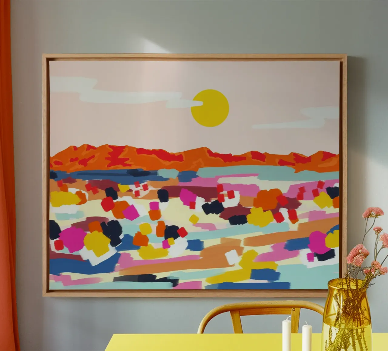 Romantic Landscape canvas by 83oranges