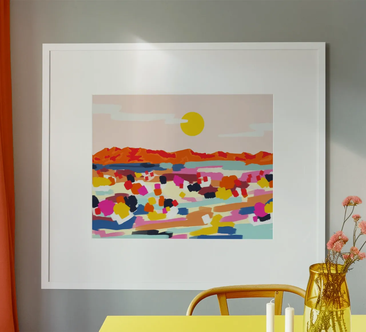 Paesaggio romantico carta hahnemühle da 83oranges