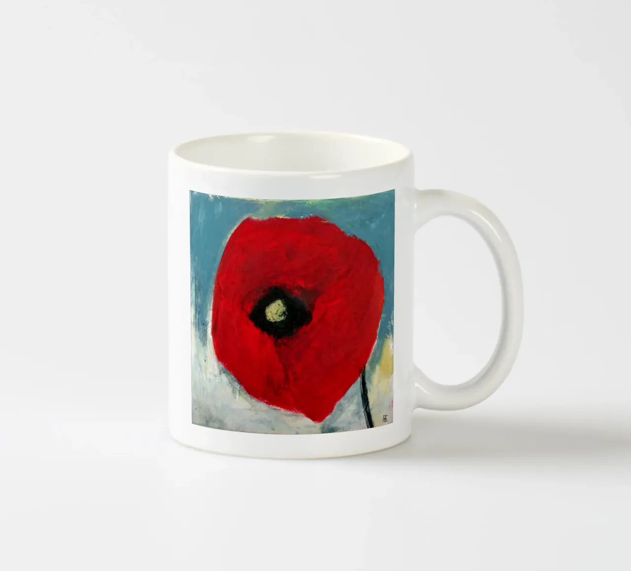Mohn III tazza in ceramica da Anita Gewald