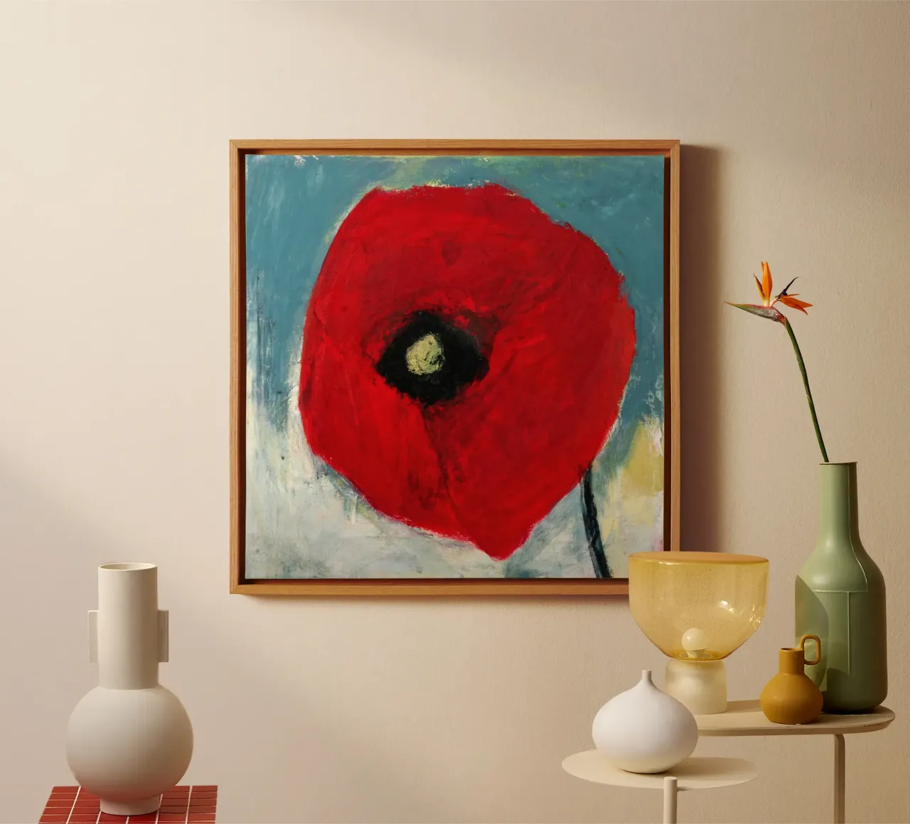 Mohn III tela da Anita Gewald