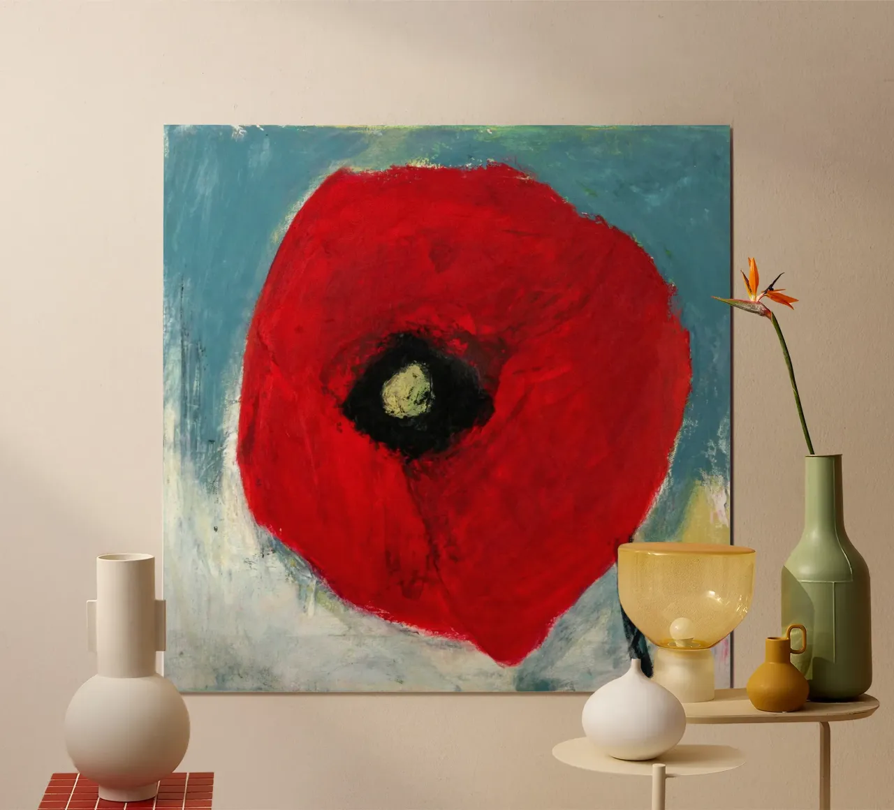 Mohn III poster da Anita Gewald