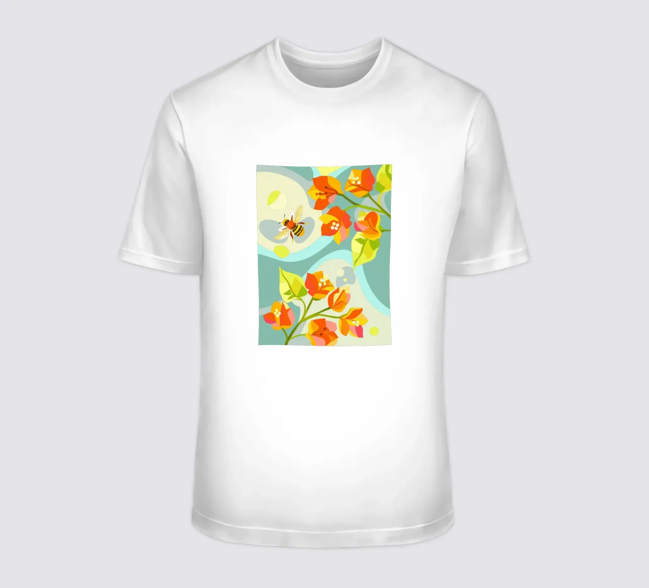 Bougenville-Blumen T-Shirt von HAPPY SHOP