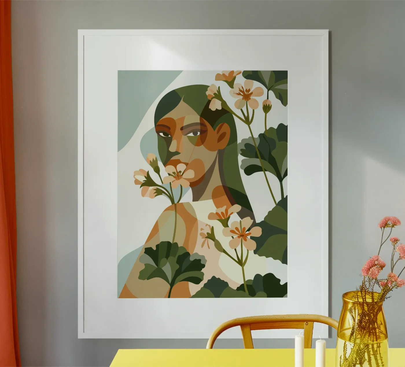 Geranium Bloem poster van HAPPY SHOP