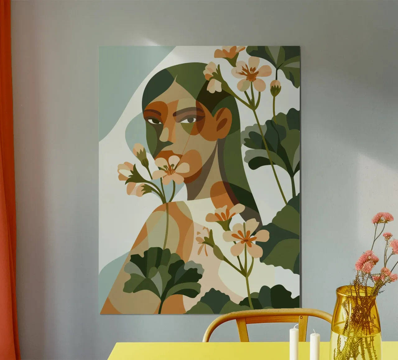Geranium Flower hahnemühle by HAPPY SHOP