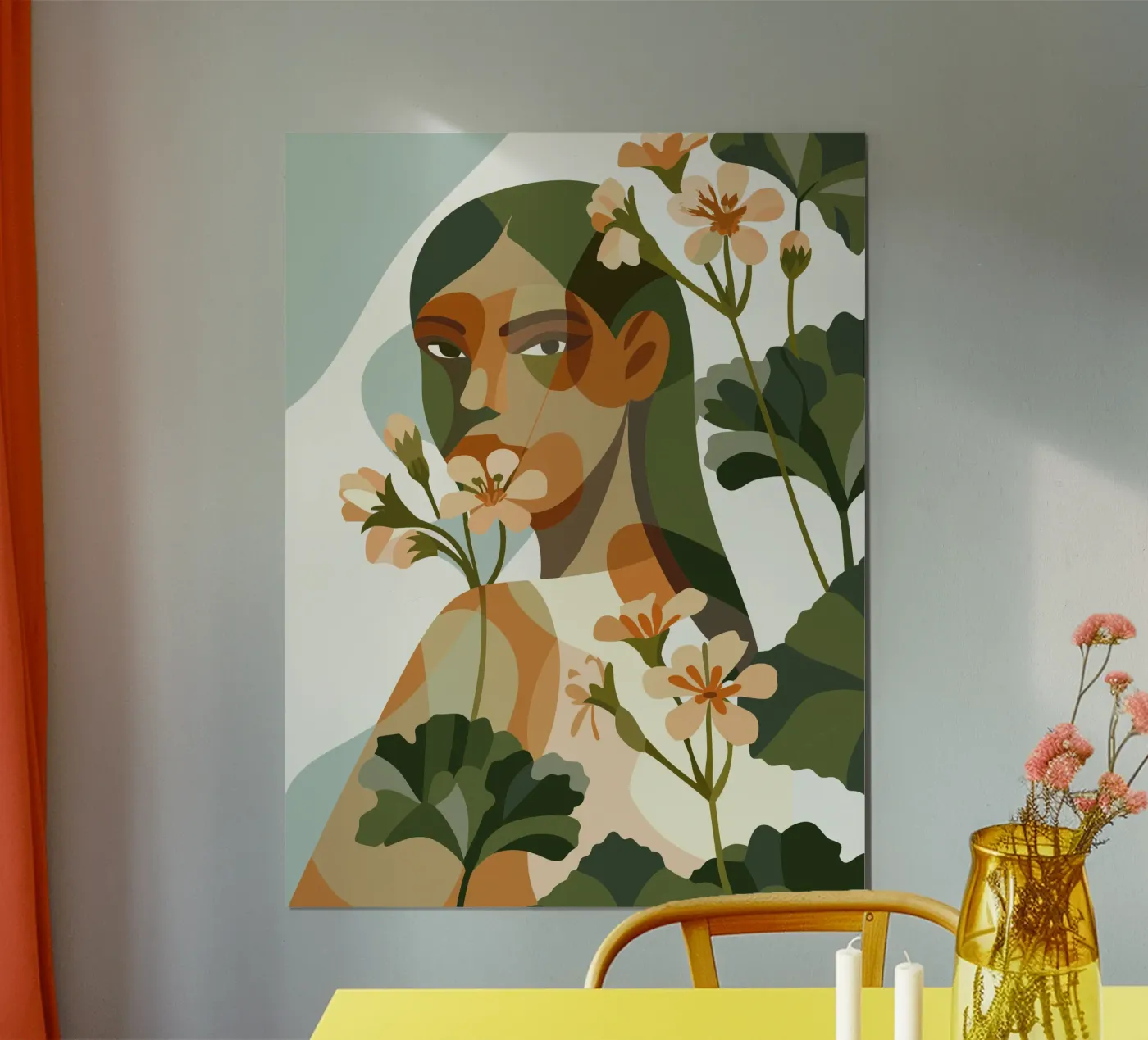 Geranium Bloem poster van HAPPY SHOP