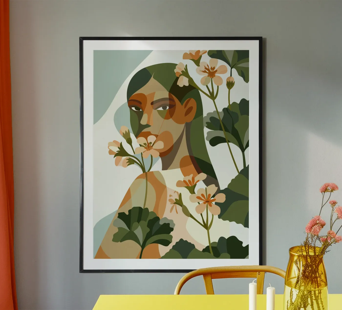 Geranium Bloem poster van HAPPY SHOP