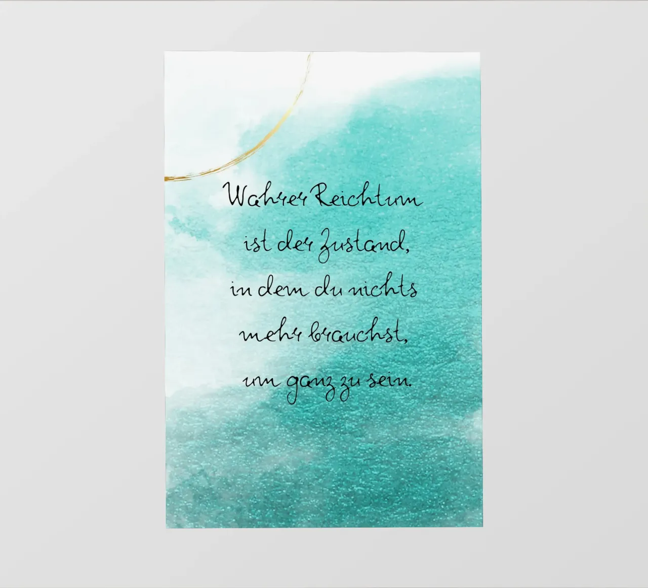 Wahrer Reichtum pellicola backlit da AESTHETIC VIBES by Isabel