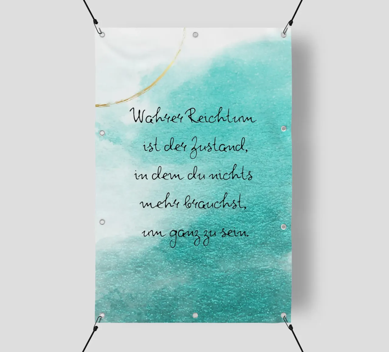 Wahrer Reichtum telo in pvc da AESTHETIC VIBES by Isabel