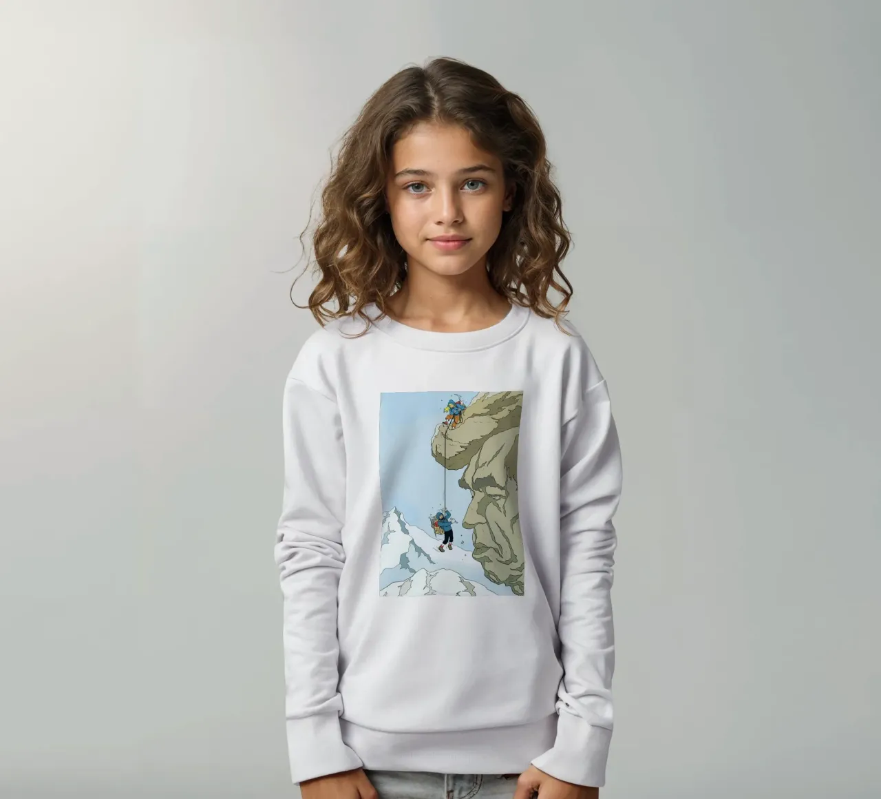 Arrampicatori di Tintin felpa bambino da Kango Studios